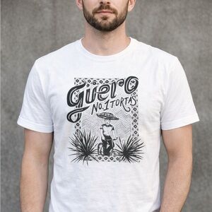 Jungmaven Men's White No.1 Tortas Graphic Tee Size XS 51978